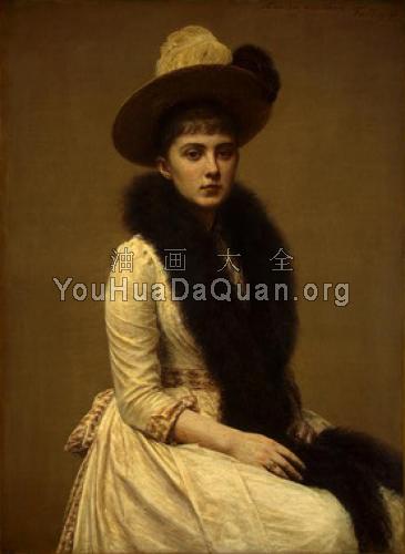 Portrait of Sonia - 亨利·方丹·拉图尔